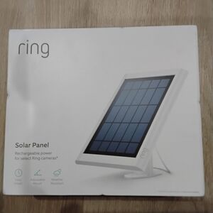 Ring Solar Panel for Cameras - White and Black
